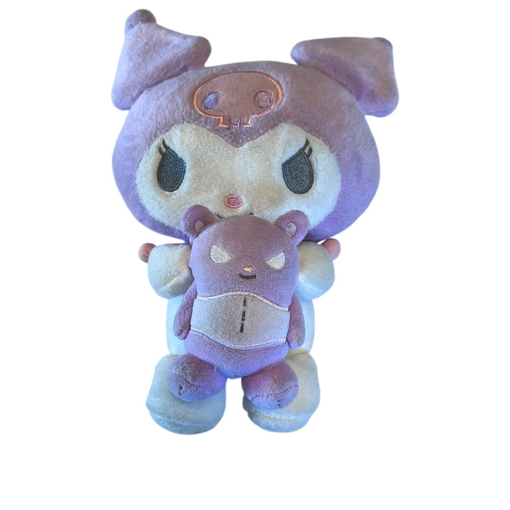 Sanrio Kuromi with Bear Plush 11" Hello Kitty 2023 kawaii cute - Picture 3 of 9